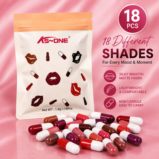 Imported Mini Capsule Lipstick Pack 18 PCS – Long Lasting, Moisturizing & Portable